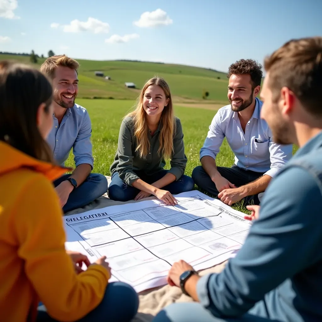 Modern office environment